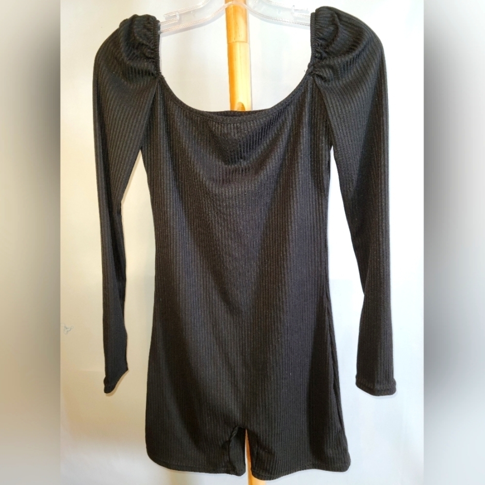 NWT Abingoo Body Suit Black one piece Large